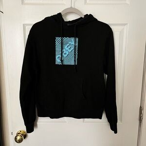 Obey Black and Blue Graphic Hoodie